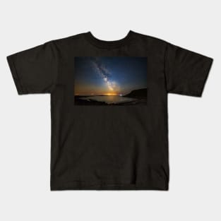 Port Eynon Bay and the Milky Way, Gower Kids T-Shirt